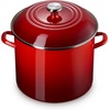 image:imageLe Creuset Enamel on Steel Traditional Stockpot 6 qt WhiteGoldCerise