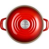 image:imageLe Creuset Enamel on Steel Traditional Stockpot 6 qt WhiteGoldCerise