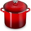 image:imageLe Creuset Enamel on Steel Traditional Stockpot 6 qt WhiteGoldCerise