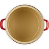 image:imageLe Creuset Enamel on Steel Traditional Stockpot 6 qt WhiteGoldCerise