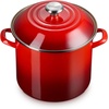 image:imageLe Creuset Enamel on Steel Traditional Stockpot 6 qt WhiteGoldCerise