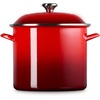 image:imageLe Creuset Enamel on Steel Traditional Stockpot 6 qt WhiteGoldCerise
