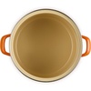 image:imageLe Creuset Enamel on Steel Traditional Stockpot 6 qt WhiteGoldFlame