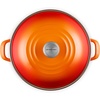 image:imageLe Creuset Enamel on Steel Traditional Stockpot 6 qt WhiteGoldFlame