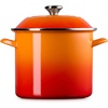 image:imageLe Creuset Enamel on Steel Traditional Stockpot 6 qt WhiteGoldFlame