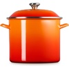image:imageLe Creuset Enamel on Steel Traditional Stockpot 6 qt WhiteGoldFlame