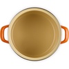 image:imageLe Creuset Enamel on Steel Traditional Stockpot 6 qt WhiteGoldFlame