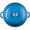 image:imageLe Creuset Enamel on Steel Traditional Stockpot 6 qt WhiteGoldLight MarseilleBlue Crab