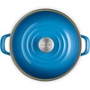 image:imageLe Creuset Enamel on Steel Traditional Stockpot 6 qt WhiteGoldMarseille