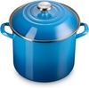 image:imageLe Creuset Enamel on Steel Traditional Stockpot 6 qt WhiteGoldMarseille