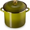 image:imageLe Creuset Enamel on Steel Traditional Stockpot 6 qt WhiteGoldOlive
