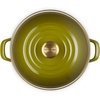 image:imageLe Creuset Enamel on Steel Traditional Stockpot 6 qt WhiteGoldOlive