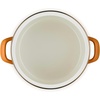 image:imageLe Creuset Enamel on Steel Traditional Stockpot 6 qt WhiteGoldPersimmonGold