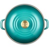 image:imageLe Creuset Enamel on Steel Traditional Stockpot 6 qt WhiteGoldRiviera