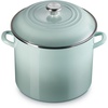 image:imageLe Creuset Enamel on Steel Traditional Stockpot 6 qt WhiteGoldSea Salt