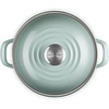 image:imageLe Creuset Enamel on Steel Traditional Stockpot 6 qt WhiteGoldSea Salt