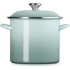 image:imageLe Creuset Enamel on Steel Traditional Stockpot 6 qt WhiteGoldSea Salt