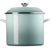 image:imageLe Creuset Enamel on Steel Traditional Stockpot 6 qt WhiteGoldSea Salt