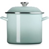 image:imageLe Creuset Enamel on Steel Traditional Stockpot 6 qt WhiteGoldSea Salt