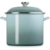 image:imageLe Creuset Enamel on Steel Traditional Stockpot 6 qt WhiteGoldSea Salt