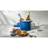 image:imageLe Creuset Enamel on Steel Traditional Stockpot 6 qt WhiteGoldSea Salt
