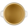 image:imageLe Creuset Enamel on Steel Traditional Stockpot 6 qt WhiteGoldWhite