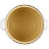 image:imageLe Creuset Enamel on Steel Traditional Stockpot 6 qt WhiteGoldWhite