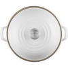 image:imageLe Creuset Enamel on Steel Traditional Stockpot 6 qt WhiteGoldWhite