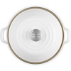 image:imageLe Creuset Enamel on Steel Traditional Stockpot 6 qt WhiteGoldWhite