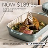 image:imageLe Creuset Enameled Cast Iron Rectangular Roaster 525 qt Nectar  525 qt 98 x 13Cerise