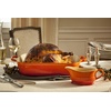 image:imageLe Creuset Enameled Cast Iron Rectangular Roaster 525 qt Nectar  525 qt 98 x 13Flame