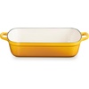 image:imageLe Creuset Enameled Cast Iron Rectangular Roaster 525 qt Nectar  525 qt 98 x 13Nectar