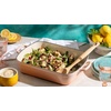 image:imageLe Creuset Enameled Cast Iron Rectangular Roaster 525 qt Nectar  525 qt 98 x 13Nectar