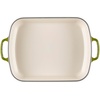 image:imageLe Creuset Enameled Cast Iron Rectangular Roaster 525 qt Nectar  525 qt 98 x 13Olive