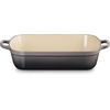 image:imageLe Creuset Enameled Cast Iron Rectangular Roaster 525 qt Nectar  525 qt 98 x 13Oyster