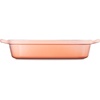 image:imageLe Creuset Enameled Cast Iron Rectangular Roaster 525 qt Nectar  525 qt 98 x 13Peche
