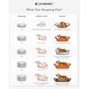 image:imageLe Creuset Enameled Cast Iron Rectangular Roaster 525 qt Nectar  525 qt 98 x 13Sea Salt
