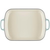 image:imageLe Creuset Enameled Cast Iron Rectangular Roaster 525 qt Nectar  525 qt 98 x 13Sea Salt