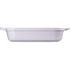 image:imageLe Creuset Enameled Cast Iron Rectangular Roaster 525 qt Nectar  525 qt 98 x 13Shallot