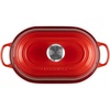 image:imageLe Creuset Enameled Cast Iron Round Bread Oven 95 inch LicoriceCrucibleCerise