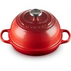 image:imageLe Creuset Enameled Cast Iron Round Bread Oven 95 inch LicoriceCrucibleCerise