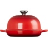 image:imageLe Creuset Enameled Cast Iron Round Bread Oven 95 inch LicoriceCrucibleCerise