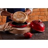 image:imageLe Creuset Enameled Cast Iron Round Bread Oven 95 inch LicoriceCrucibleCerise