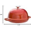 image:imageLe Creuset Enameled Cast Iron Round Bread Oven 95 inch LicoriceCrucibleFlame