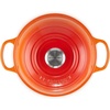 image:imageLe Creuset Enameled Cast Iron Round Bread Oven 95 inch LicoriceCrucibleFlame