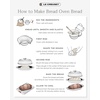 image:imageLe Creuset Enameled Cast Iron Round Bread Oven 95 inch LicoriceCrucibleFlame