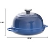 image:imageLe Creuset Enameled Cast Iron Round Bread Oven 95 inch LicoriceCrucibleMarseille