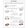 image:imageLe Creuset Enameled Cast Iron Round Bread Oven 95 inch LicoriceCrucibleNectarCrucible Knob