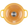 image:imageLe Creuset Enameled Cast Iron Round Bread Oven 95 inch LicoriceCrucibleNectarCrucible Knob