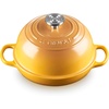 image:imageLe Creuset Enameled Cast Iron Round Bread Oven 95 inch LicoriceCrucibleNectarCrucible Knob
